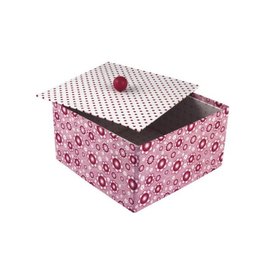 Objekten zum Dekorieren / objects for decorating Box with separate lid, very stable, 20 x 20 x 11 cm