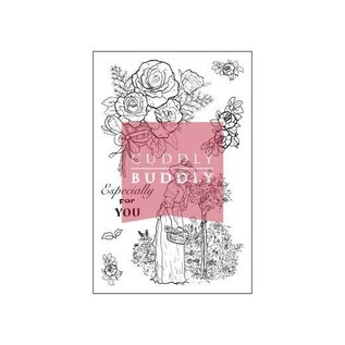 Crafter's Companion Transparent Stempel,  Rose Garden