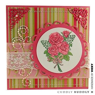 Crafter's Companion Timbre transparent, Rose Garden