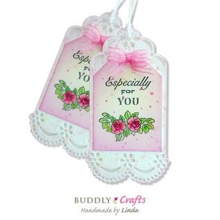 Crafter's Companion Transparent Stempel,  Rose Garden