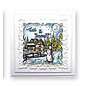 CREATIVE EXPRESSIONS und COUTURE CREATIONS stamp, winter landscape by creative expressions