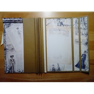 LaBlanche LaBlanche, papel de diseño 30,5 x 30,5 cm, "La Mode Illustree"