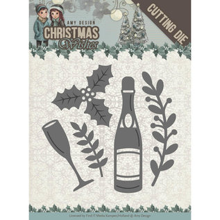 CREATIVE EXPRESSIONS und COUTURE CREATIONS PUNCHING MODELLO, Champagne,  5,5 x 5,5 cm.