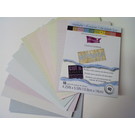 Karten und Scrapbooking Papier, Papier blöcke Cartoncino ColorCore, calce bianca, 10,8 x 14 cm, 40 fogli