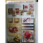 BASTELSETS / CRAFT KITS Reddy Deluxe, set di carte, fiori, con effetto lamina d'oro!