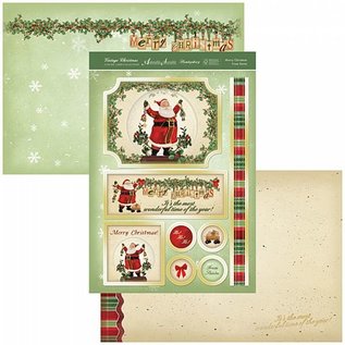Hunkydory Luxus Sets & Sandy Designs Kit artigianale di carte vintage di Natale, Hunkydory, Luxery