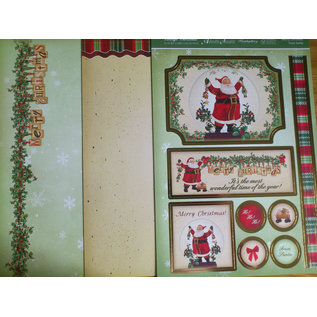 Hunkydory Luxus Sets & Sandy Designs Kit artigianale di carte vintage di Natale, Hunkydory, Luxery