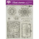 Stempel / Stamp: Transparent Transparant stempel: engelen en ornamenten