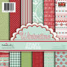 Karten und Scrapbooking Papier, Papier blöcke Papierblok, Polkadoodles Wintertijd 15 x 15 cm, 6x6 inch