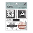 Stempel / Stamp: Transparent Gummi stempel: Weihnachtsmotive , mit 7 einzelne Motive