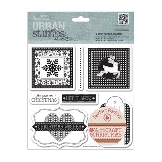 Stempel / Stamp: Transparent Gummi stempel: Weihnachtsmotive , mit 7 einzelne Motive