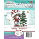 Stempel / Stamp: Transparent beau timbre, arbre de Noël Winnie de Polkadoodles