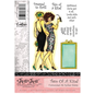Crafter's Companion A6 Frou Frou Unmounted Rubber Designer Stamp Set, "Two Of A Kind"