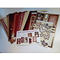 BASTELSETS / CRAFT KITS Deluxe, cards crafting set, for many creative greeting cards, gold-laminated!