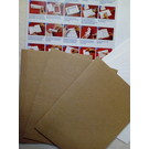 KARTEN und Zubehör / Cards Set materiale per 3 carte regalo con scelta in bianco, marrone chiaro o scuro!