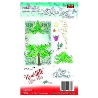 Polkadoodles  Stempel, Weihnachtsbaum, Polkadoodles,