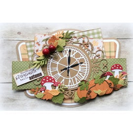 Joy!Crafts / Jeanine´s Art, Hobby Solutions Dies /  Stamping- and pre-template: Clock