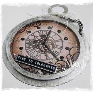 Joy!Crafts / Jeanine´s Art, Hobby Solutions Dies /  Stamping- and pre-template: Clock