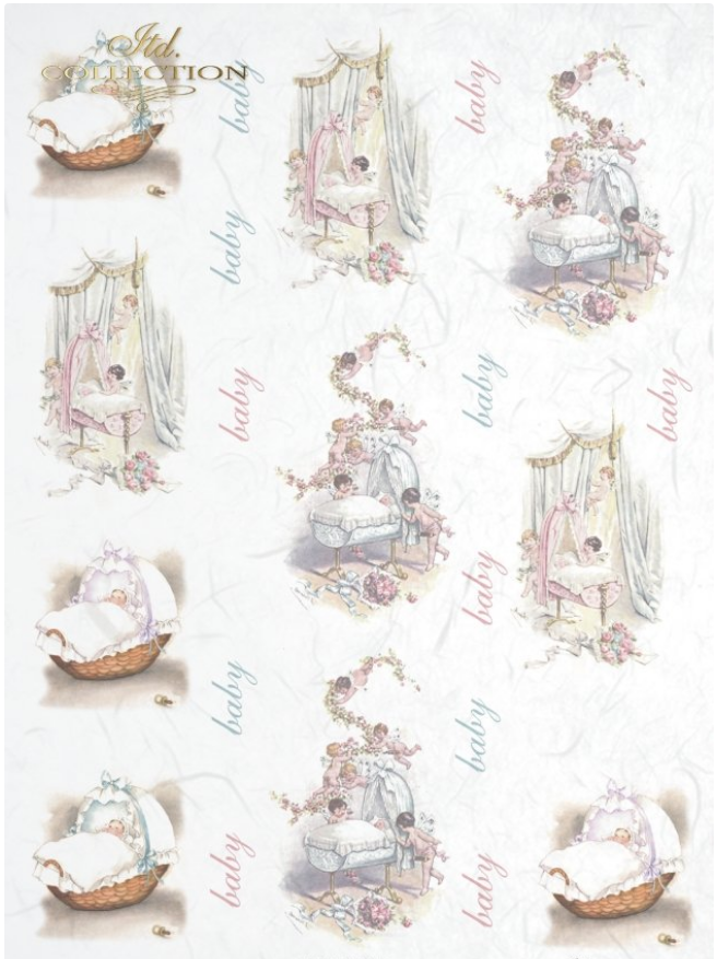 Carta di Riso per decoupage set 3 fogli cm 70x100 gr. 25, colore NATURALE
