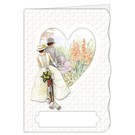 BASTELSETS / CRAFT KITS NEU! Bastelpackung, Kartenset, für 4 wunderschöne  Karten, Thema: Liebe, Hochzeit!