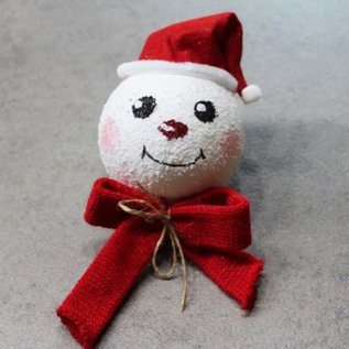 Embellishments / Verzierungen Tube à tricoter, largeur 22 mm, article de mètre rouge Noël