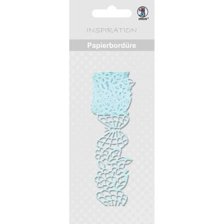 Embellishments / Verzierungen self-adhesive paper border with lace effect!