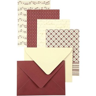 KARTEN und Zubehör / Cards 16 kort med kuvert, kortstørrelse 10,5x15 cm, 16 assorterede