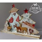 Objekten zum Dekorieren / objects for decorating Weihnachtsdeko basteln  für Ihr Zuhause. MDF Bastelset Weihnachtsbäumen