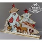 Objekten zum Dekorieren / objects for decorating Alberi di MDF Bastelset Natale