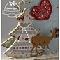 Objekten zum Dekorieren / objects for decorating Alberi di MDF Bastelset Natale
