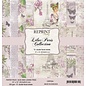 Stamperia, Papers for you  und Florella Papier de designer, papier pour cartes et scrapbook, 30,5 x 30,5 cm, Collection Lilac Paris.