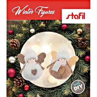 BASTELSETS / CRAFT KITS Bastelset: cute winter figures, winter decoration, Christmas decorations, decoration in selection