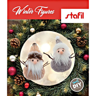 BASTELSETS / CRAFT KITS Bastelset: jolies figurines d'hiver, décoration d'hiver, décorations de Noël, décoration en sélection