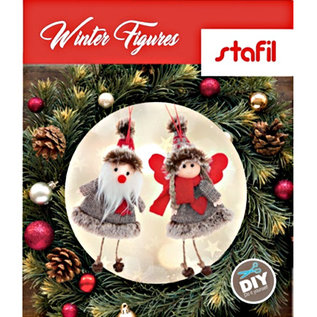 BASTELSETS / CRAFT KITS Bastelset: schattige winterfiguren, winterdecoratie, kerstversiering, decoratie in selectie