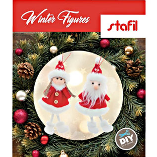 BASTELSETS / CRAFT KITS Bastelset: jolies figurines d'hiver, décoration d'hiver, décorations de Noël, décoration en sélection