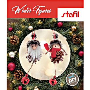 BASTELSETS / CRAFT KITS Bastelset: cute winter figures, winter decoration, Christmas decorations, decoration in selection