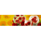 BASTELSETS / CRAFT KITS Kit artigianale: decorazione con papaveri felici e colorati.