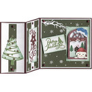 Precious Marieke Stamp set: window with winter decorations