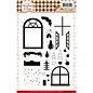 Precious Marieke Stamp set: window with winter decorations