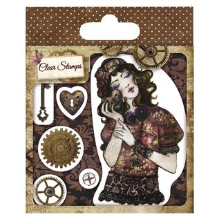 Stempel / Stamp: Transparent Gennemsigtig stempel, Santoro Willow