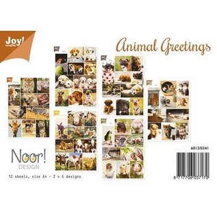 Joy!Crafts / Jeanine´s Art, Hobby Solutions Dies /  NEW! A4 motif sheet theme animals - Africa, dogs, cats, birds, rabbits, farm