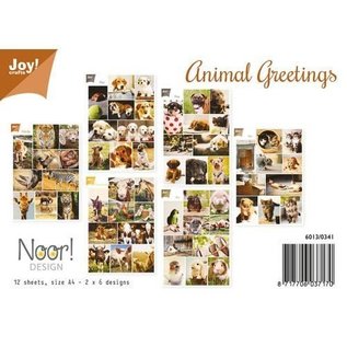 Joy!Crafts / Jeanine´s Art, Hobby Solutions Dies /  NUOVO! Foglio a tema A4 animali a tema - Africa, cani, gatti, uccelli, conigli, fattoria