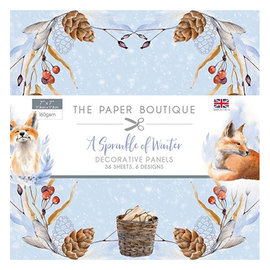 Karten und Scrapbooking Papier, Papier blöcke NEU! Papierblock, A Sprinkle of Winter, 36 Blatt, 6x6 Designs,  20  x 20 cm, 160  gsm