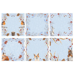 Karten und Scrapbooking Papier, Papier blöcke NY! Papirblokk, A Sprinkle of Winter, 36 ark, 6x6 design, 20 x 20 cm, 160 gsm