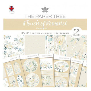 Karten und Scrapbooking Papier, Papier blöcke NEW! SET paper block, romance, 52 sheets, 6x6 designs, 20 x 20 cm, 160/300 gsm + 32 toppers!