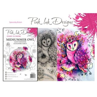 CREATIVE EXPRESSIONS und COUTURE CREATIONS Pink Ink Designs, Stamps, A5, Midsummer Owl, magisch mooi