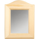 Holz, MDF, Pappe, Objekten zum Dekorieren 1 decoratieve spiegel voor decoratie, maat 19 x 27 x 1,5 cm