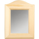 Holz, MDF, Pappe, Objekten zum Dekorieren 1 decorative mirror for decorating, size 19 x 27 x 1.5 cm