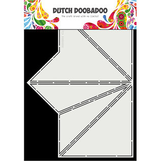 Dutch DooBaDoo A4, pop-up, art template, "Card Art Teepee"