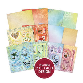 Hunkydory Luxus Sets & Sandy Designs 120 designs magnifiques, certains finis avec un cadre décoratif métallique, 220 g / m2